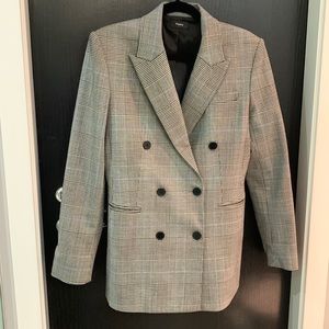 Theory plaid blazer